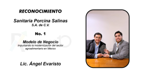 SAPORSA, No.1 en Modelo de Negocios